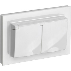 Розетка IEK Brite РСбш12-3-44-БрКр