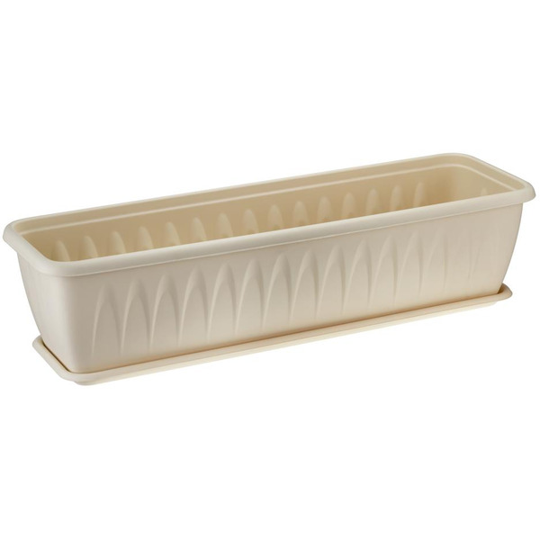 Балконный ящик IDEA Алиция М3215 (белая глина)