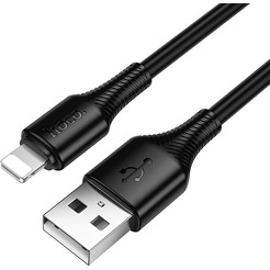 Кабель Hoco X120 USB Type-C - Lightning (1 м, черный)