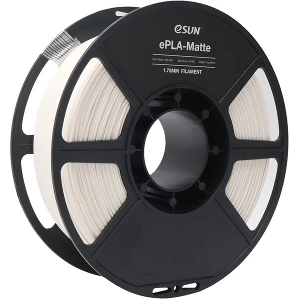 Пластиковая нить ESUN ePLA-Matte 1,75 мм, 1кг milky white