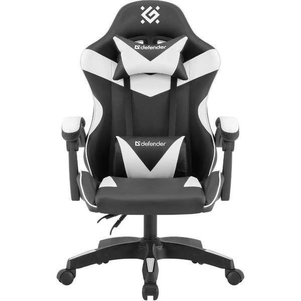 Игровое кресло Defender Urana черный/белый (64058)