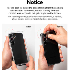 Чехол Ringke FUSION X для Galaxy S24 Ultra CAMO BLACK