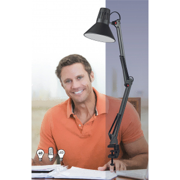 Светильник ЭРА N-121-E27-40W-BK (черный)