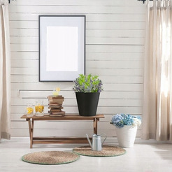 Вазон MultyHome Octavia EU5100053 (черный)