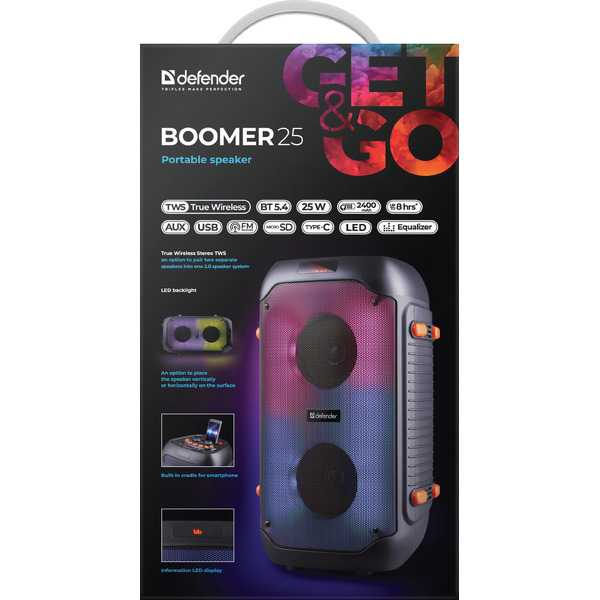 Беспроводная колонка Defender Boomer 25