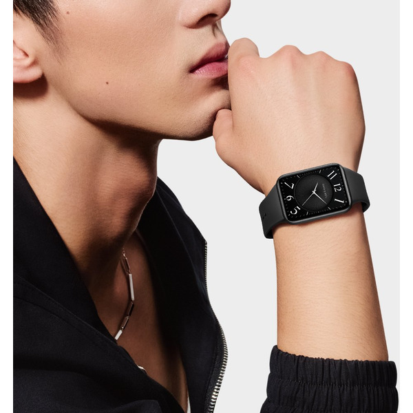 Фитнес-браслет Xiaomi Smart Band 10 Pro BHR08W9GL (черный, с черным силиконовым ремешком)