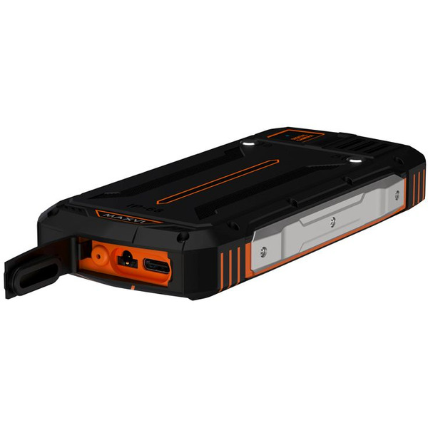 Мобильный телефон Maxvi R10 + ЗУ WC-112 (черный/оранжевый)