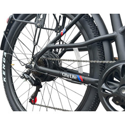 Электровелосипед Smart Balance City Lite 2025 (черный)