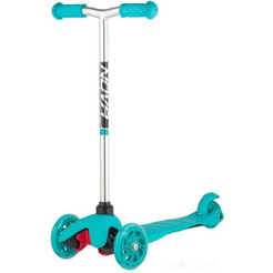 Самокат для детей Novatrack 120DISCOKIDS.SGN20 (бирюзовый)