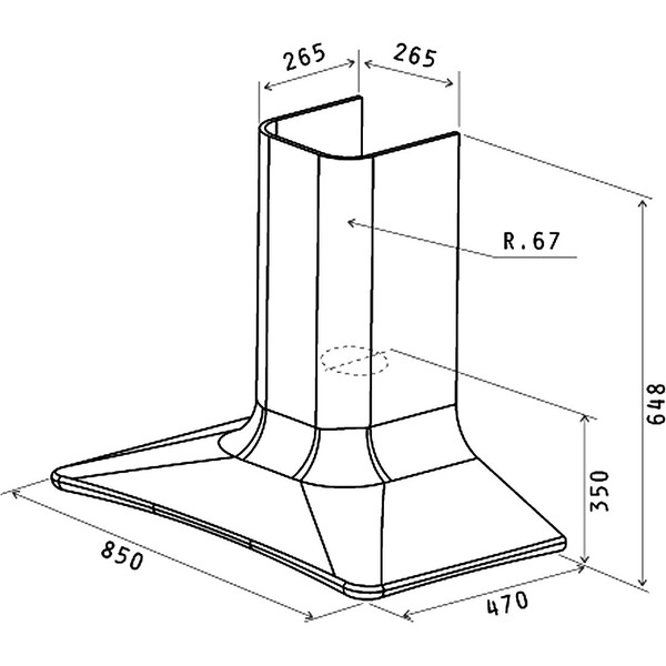 Кухонная вытяжка Elica SWEET IVORY/F/85