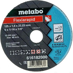 Круг отрезной Metabo Flexiarapid 125x1,6 616182000