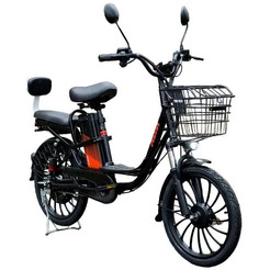 Электровелосипед AVM E-ALFA 20 Pro (черный)