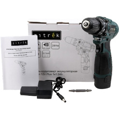 Дрель-шуруповерт Zitrek Green 12V Plus 085-1013 (с 1-им АКБ)
