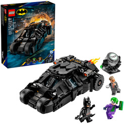 Конструктор LEGO Batman 76303 Бэтмен на Тумблере против Двуликого и Джокера