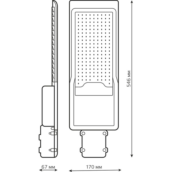 Светильник консольный Gauss 629534320