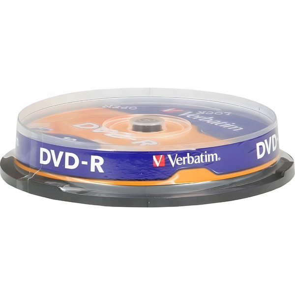 DVD-R диск Verbatim 4.7Gb 16x 43523 (10 шт.)