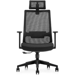 Кресло офисное SITUP MADRID A BLACK PL (сетка Black / Black)