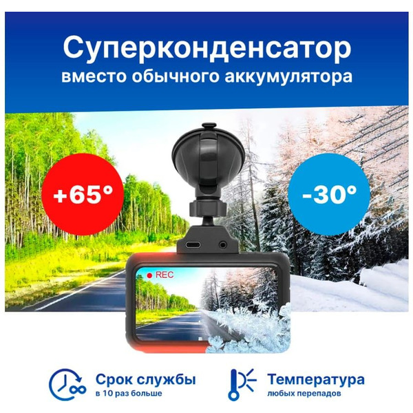 Видеорегистратор TrendVision TDR-725 Real 4K