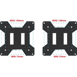 Кронштейн для двух мониторов ESPERANZA ERW020 MACHE