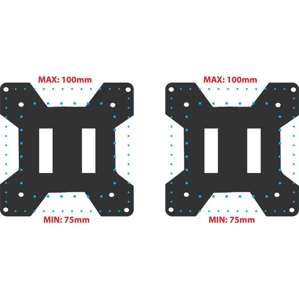 Кронштейн для двух мониторов ESPERANZA ERW020 MACHE
