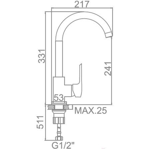 Смеситель Ledeme H58 L4058