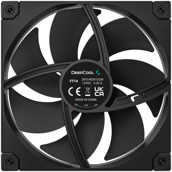 Вентилятор для корпуса DeepCool FT14 R-FT14-BKWPN1-G