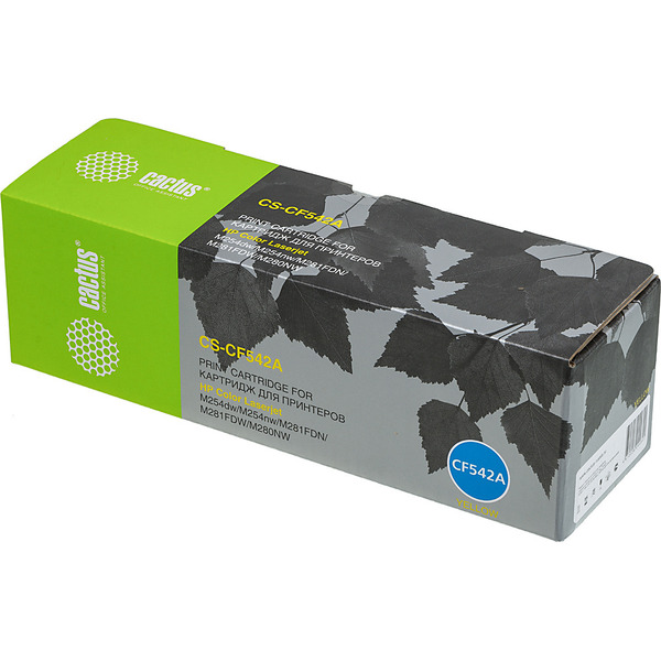 Картридж лазерный Cactus CS-CF542A CF542A (желтый)