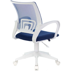 Кресло Brabix Fly MG-396W (белый/темно-синий)