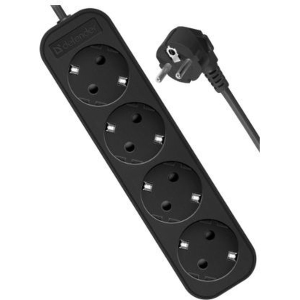 Удлинитель Defender M418 (99325) черный