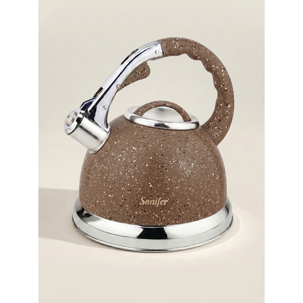 Чайник со свистком Sonifer SF-2503 (коричневый)