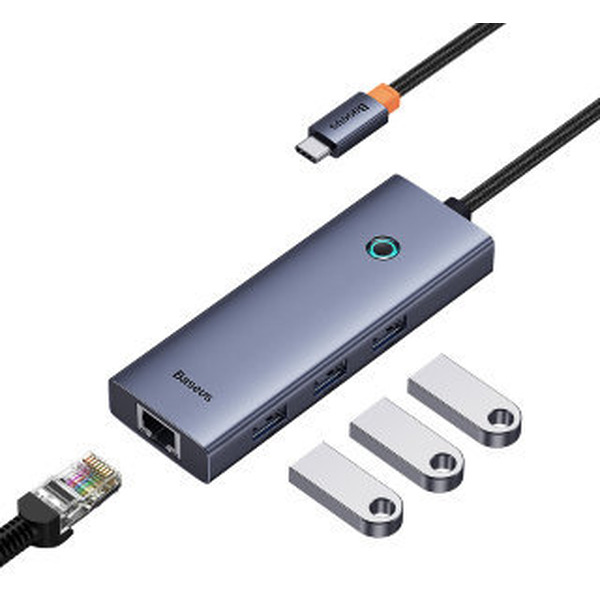 USB-хаб Baseus Flite Series 4-Port USB-A Hub B0005280A813-01