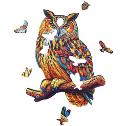 Сувенирный пазл MASTER WOOD Филин SWPFL