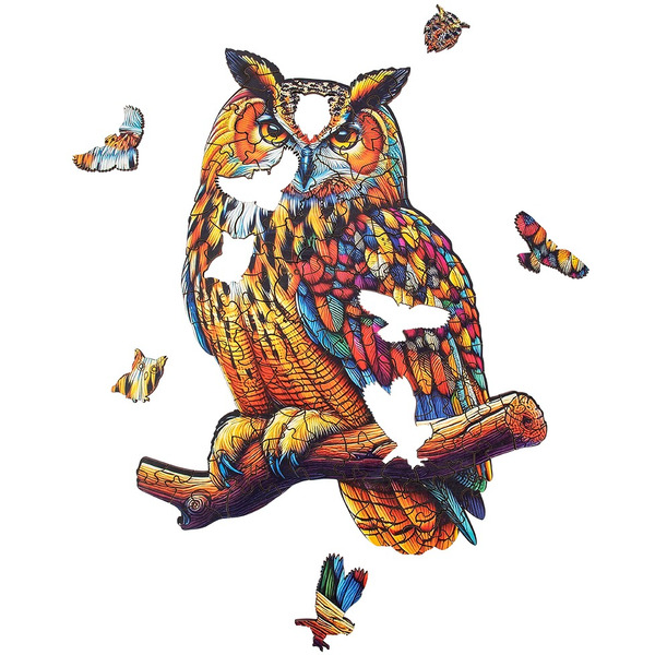 Сувенирный пазл MASTER WOOD Филин SWPFL