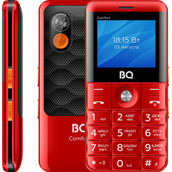 Мобильный телефон BQ 2006 Comfort (красный/черный)