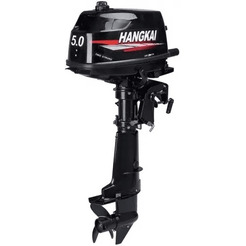 Мотор лодочный Hangkai 5 HP 2-тактный