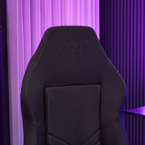 Игровое кресло EVOLUTION TITAN FABRIC Black