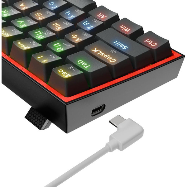 Клавиатура Redragon Fizz Pro 70666 (черный/красный)