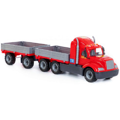 Автомобиль бортовой с прицепом Полесье 55538 Майк