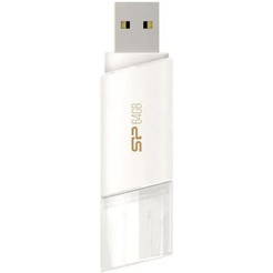 USB Flash Silicon-Power Blaze B06 White 64GB (SP064GBUF3B06V1W)