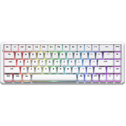 Компьютерная клавиатура AJAZZ AK680 MAX (8+1K) белые клавиши