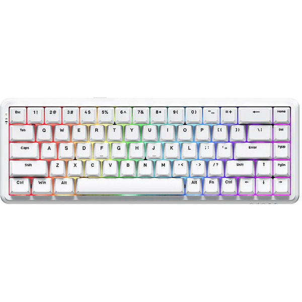 Компьютерная клавиатура AJAZZ AK680 MAX (8+1K) белые клавиши