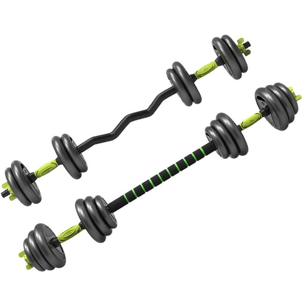 Набор гантелей Ametist со штангой и гирями 7в1 20 кг