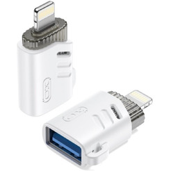 Переходник с USB-A на Apple OTG XO NB256A