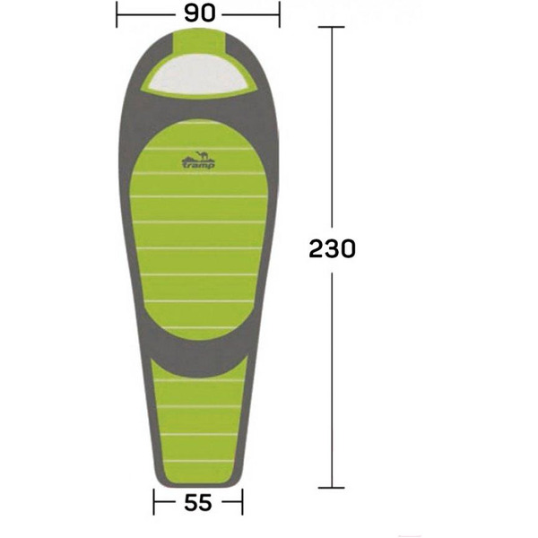 Спальный мешок TRAMP Rover Long ( левый ) 230*90*55 см (-25°C)