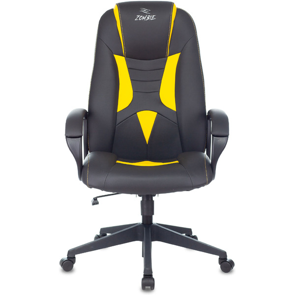 Кресло игровое Zombie 8 (1583540) черный/желтый