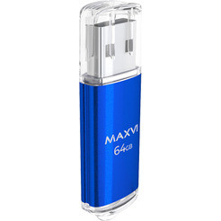 USB флеш-накопитель Maxvi MP 64GB 2.0 blue