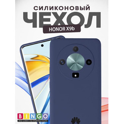Бампер Bingo Silicone Case для HONOR X9b Темно-синий