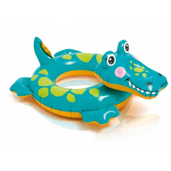 Надувной круг INTEX "Большие животные" (крокодил) 58221