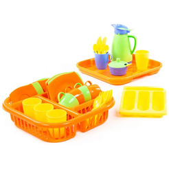 Набор детской посуды Полесье "Алиса" на 4 персоны, 39 предметов (40718)