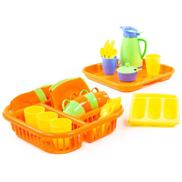 Набор детской посуды Полесье "Алиса" на 4 персоны, 39 предметов (40718)